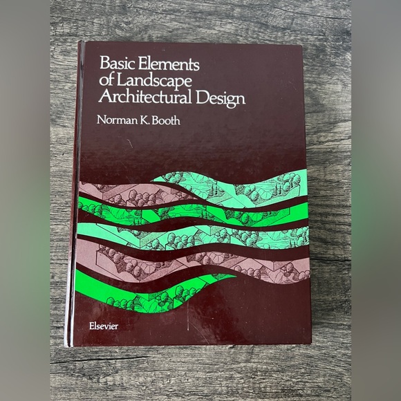 Vintage Hardcover: Basic Elements of Landscape Architectural Design Book - Picture 2 of 8
